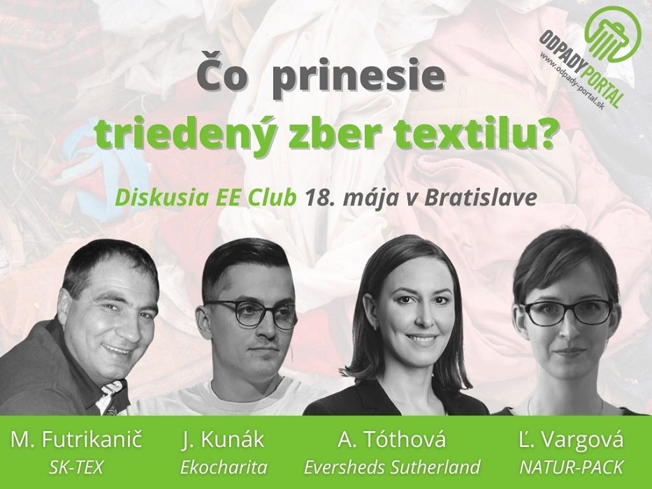 EE Club: Aké výzvy a príležitosti prinesie triedený zber textilu?