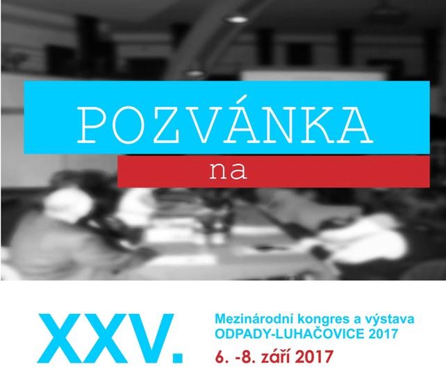 Pozvánka na konferenciu: ODPADY-LUHAČOVICE 2017
