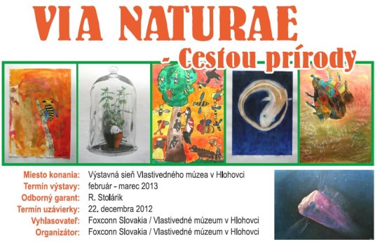 Uzávierka II. ročníka výtvarnej súťaže pre deti a mládež VIA NATURAE je 22. decembra 2012