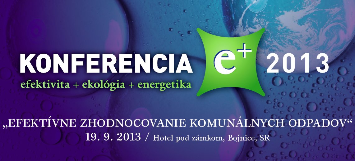 Pozvánka na konferenciu: Efektívne zhodnocovanie komunálnych odpadov