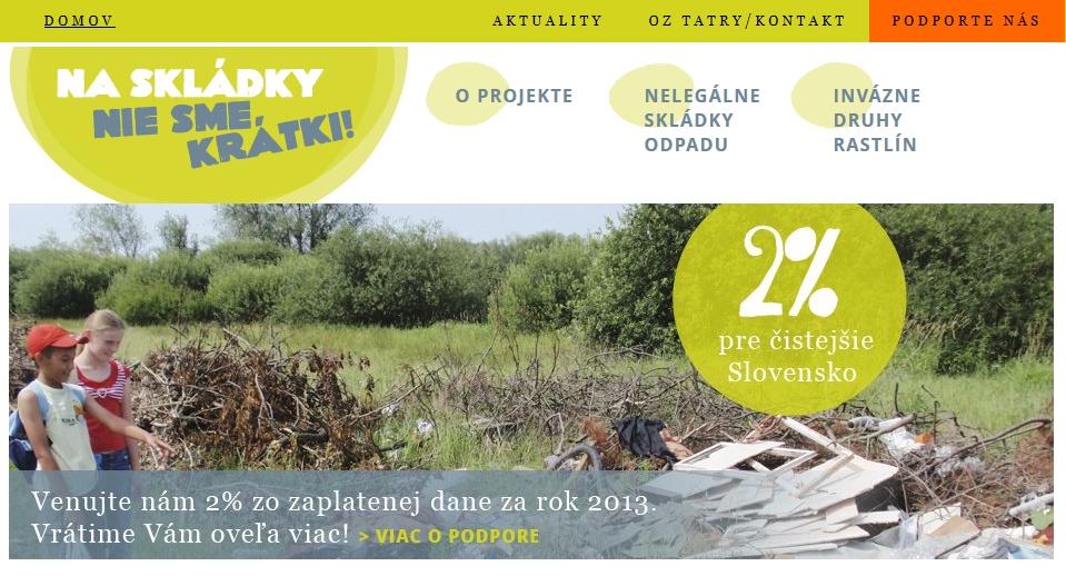 OZ TATRY spustilo web o problematike nelegálnych skládok