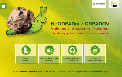 Projekt „Moderne o odpadoch s NATUR-PACKom“ odštartoval